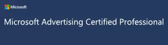 Microsft Advertising Certified professional - Maria Johnsen