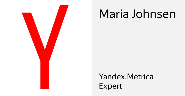 Maria Johnsen Yandex analytics expert