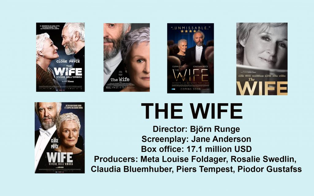 Film Marketing 7 the wife poster