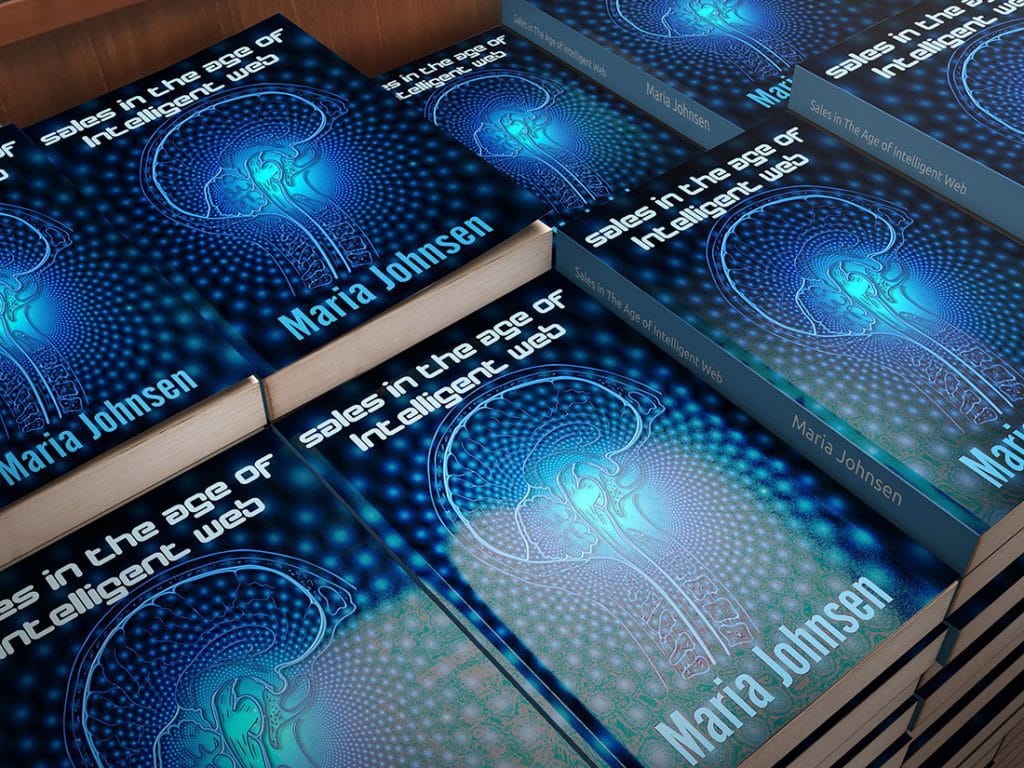 The cover shows sales in the age of intelligent web