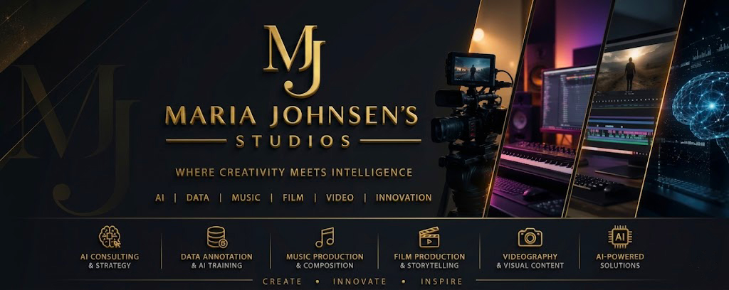 Maria Johnsen's Studios: AI, Data, Music, and Film Production