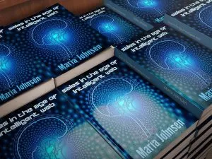 The cover shows sales in the age of intelligent web